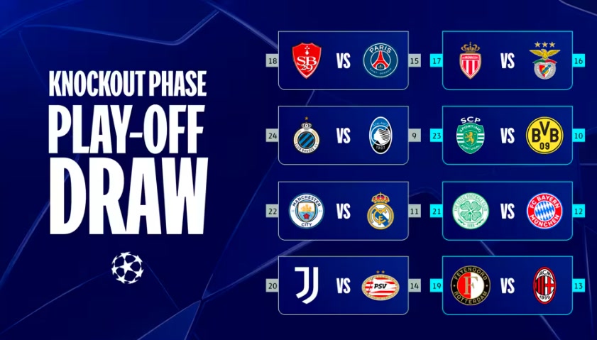 开云体育官网-包含欧冠淘汰赛对阵出炉，豪门齐聚西甲的词条