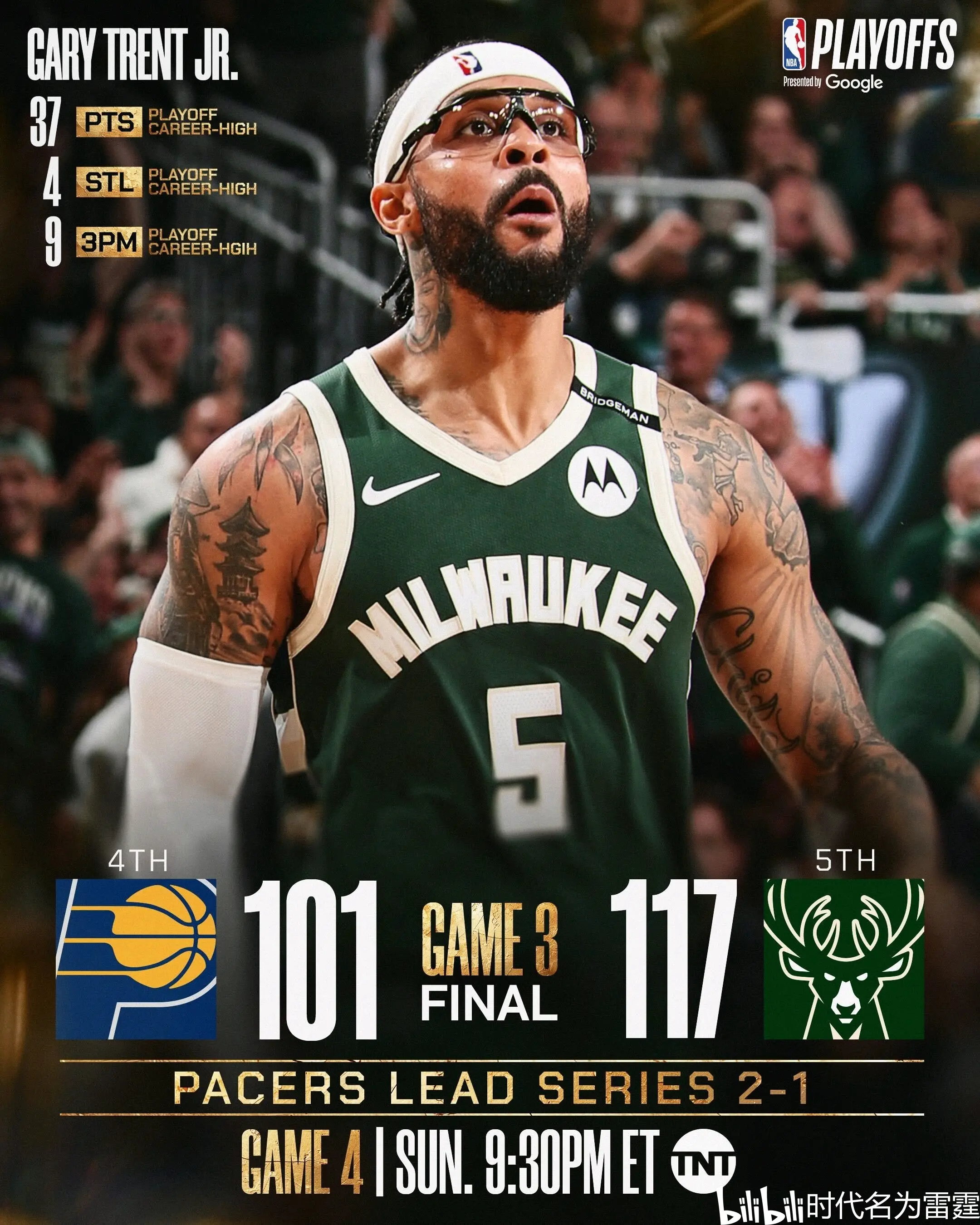 雄鹿轻松战胜魔术，豪取四连胜